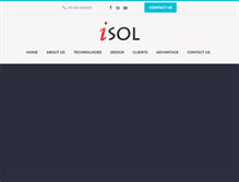 Tablet Screenshot of isol.co.in